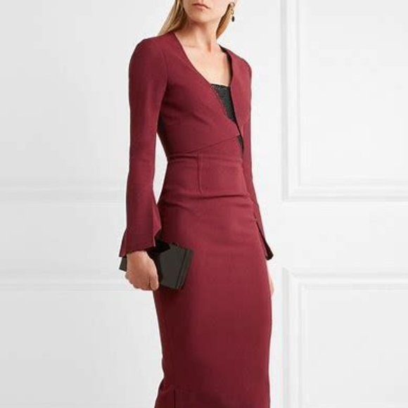 NWT Roland Mouret Ormond dress for Net-A-Porter limited edition. - Picture 1 of 10